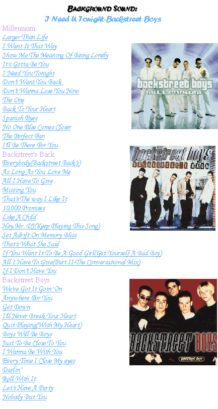 Backstreet Boys – Darlin' Lyrics